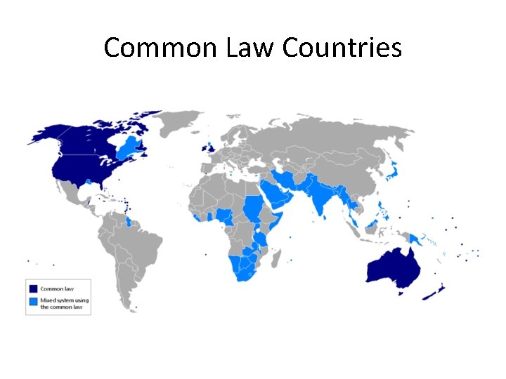 Common Law Countries 