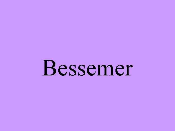 Bessemer 