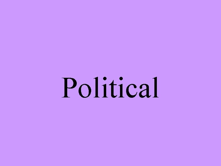 Political 