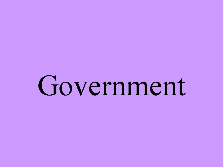 Government 