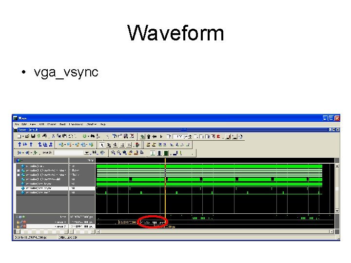 Waveform • vga_vsync 