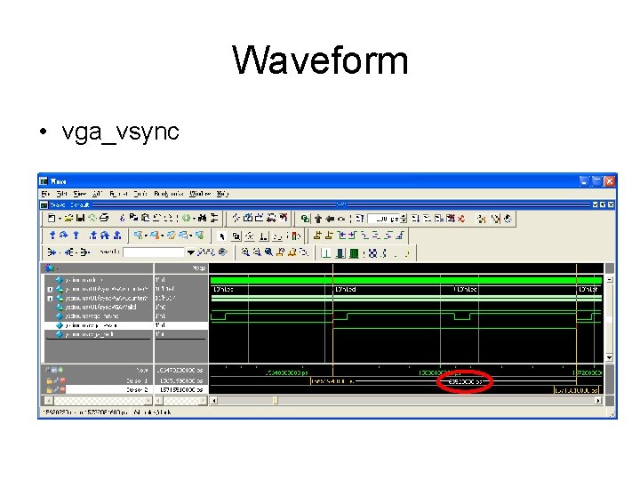 Waveform • vga_vsync 