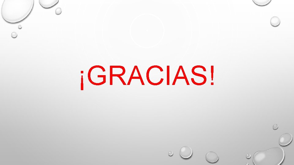 ¡GRACIAS! 