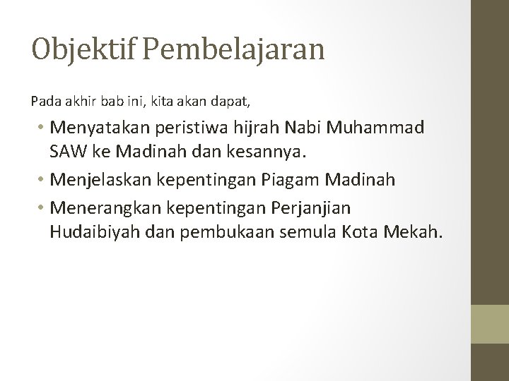 Bab 5 Kerajaan Islam Di Madinah Nama Ahli