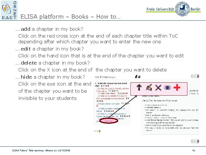 ELISA platform – Books – How to… …. add a chapter in my book?