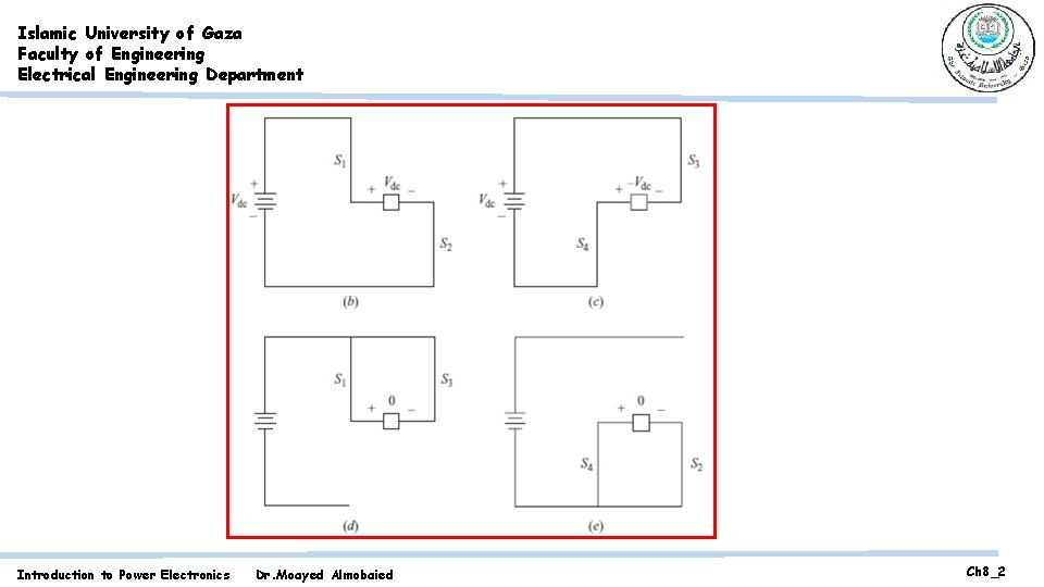 Islamic University of Gaza Faculty of Engineering Electrical Engineering Department Introduction to Power Electronics