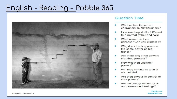 English - Reading - Pobble 365 
