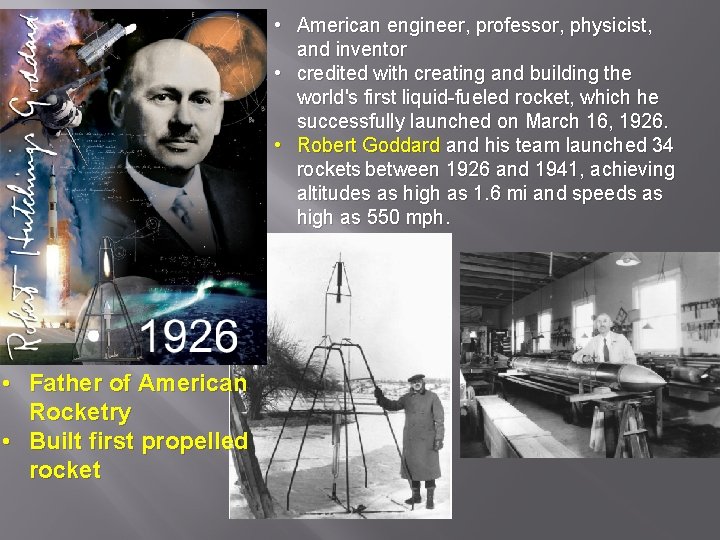  • American engineer, professor, physicist, and inventor • credited with creating and building