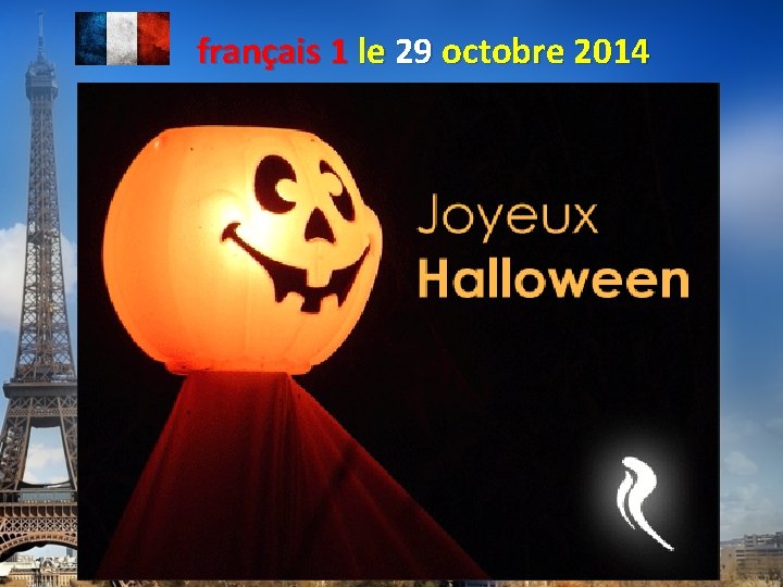français 1 le 29 octobre 2014 