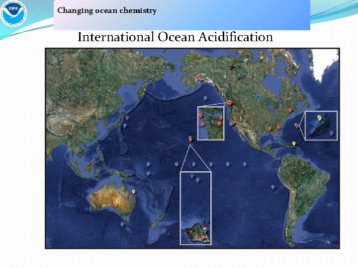 Changing ocean chemistry International Ocean Acidification 