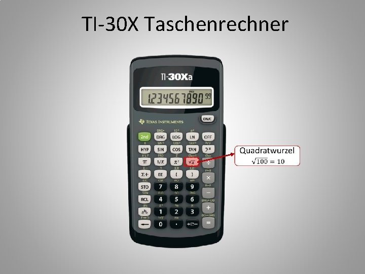 TI-30 X Taschenrechner 