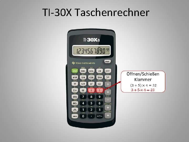 TI-30 X Taschenrechner 