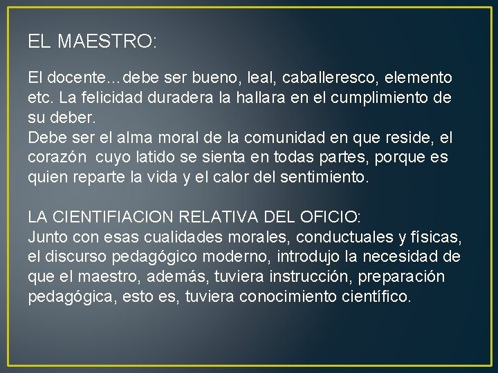 EL ARTE DEL BUEN MAESTRO EMILIO TENTI EL