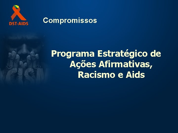 Compromissos Programa Estratégico de Ações Afirmativas, Racismo e Aids 