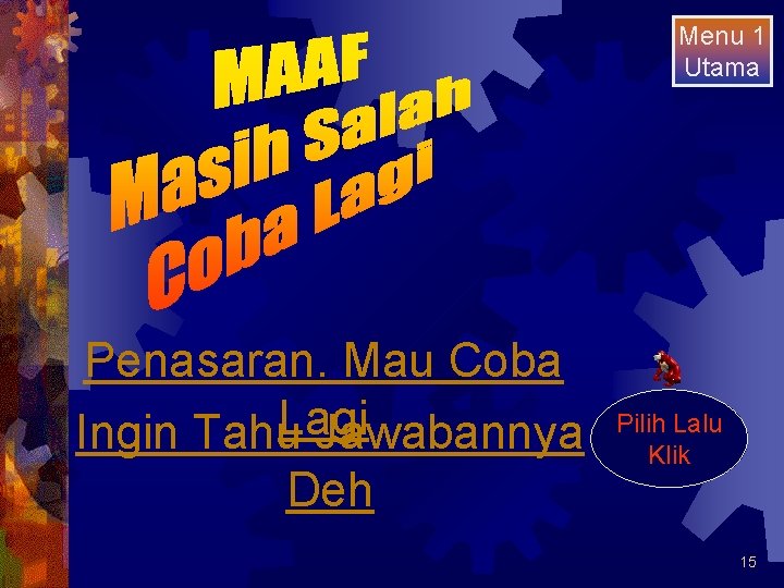 Menu 1 Utama Penasaran. Mau Coba Lagi Ingin Tahu Jawabannya Deh Pilih Lalu Klik