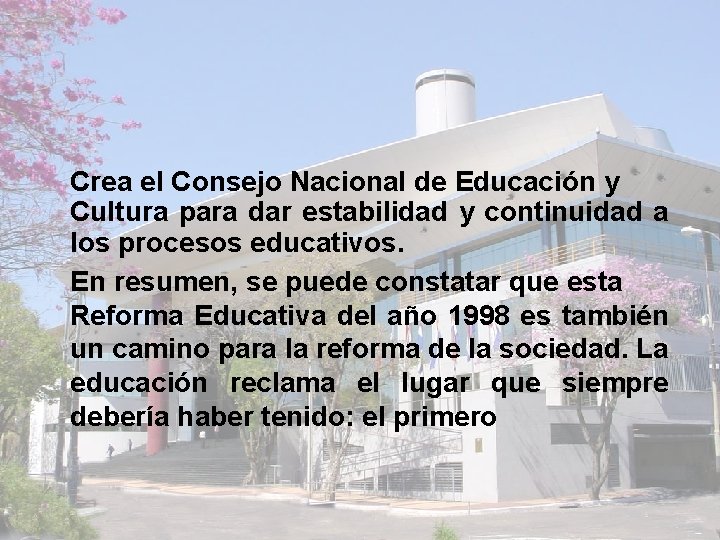 La Reforma Educativa en Paraguay Prof ELVA Martnez