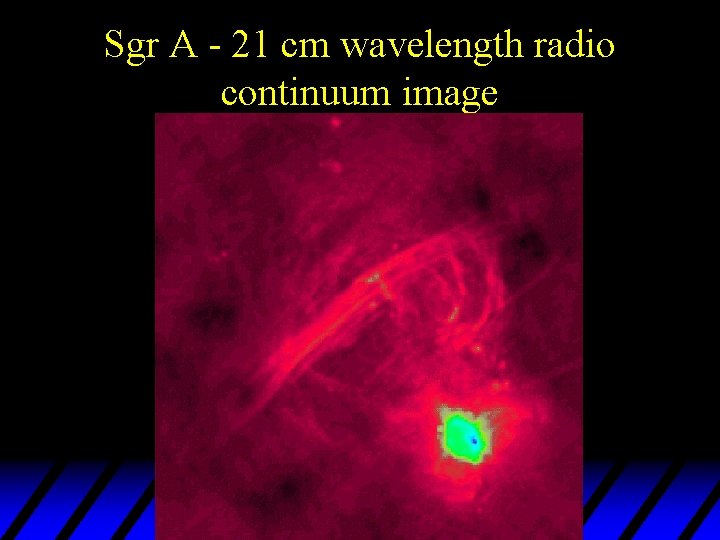 Sgr A - 21 cm wavelength radio continuum image 