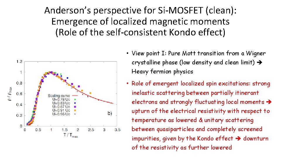 Anderson’s perspective for Si-MOSFET (clean): Emergence of localized magnetic moments (Role of the self-consistent