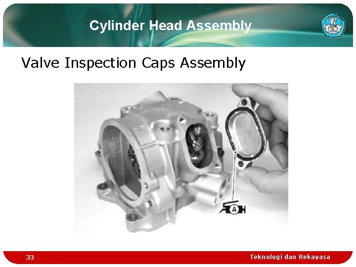 Cylinder Head Assembly Valve Inspection Caps Assembly 33 Teknologi dan Rekayasa Cylinder Head Assembly Valve Inspection Caps Assembly 33 Teknologi dan Rekayasa