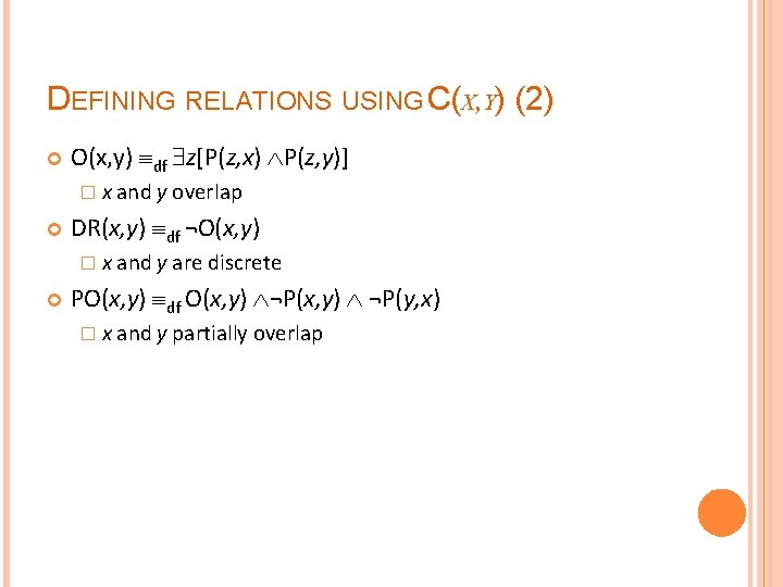 Qualitative Spatial Reasoning James Pustejovsky Brandeis University Slides