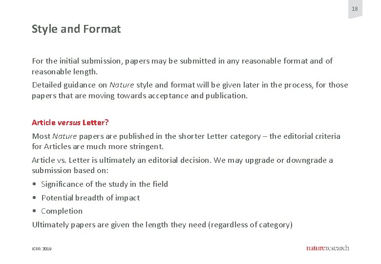18 Style and Format For the initial submission, papers may be submitted in any 18 Style and Format For the initial submission, papers may be submitted in any