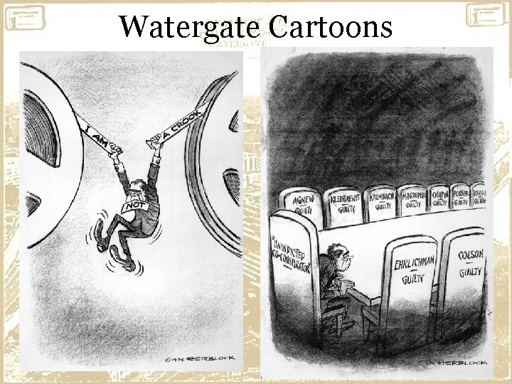 Watergate Cartoons 