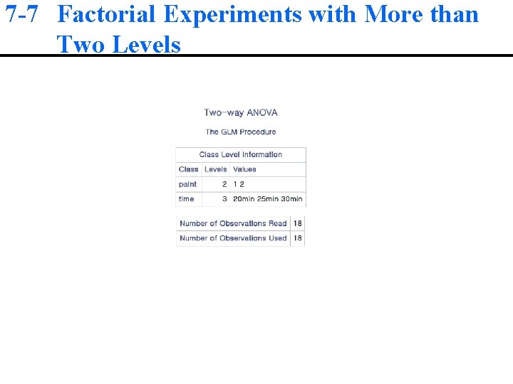 7 -7 Factorial Experiments with More than Two Levels 