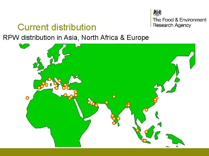 Current distribution RPW distribution in Asia, North Africa & Europe 