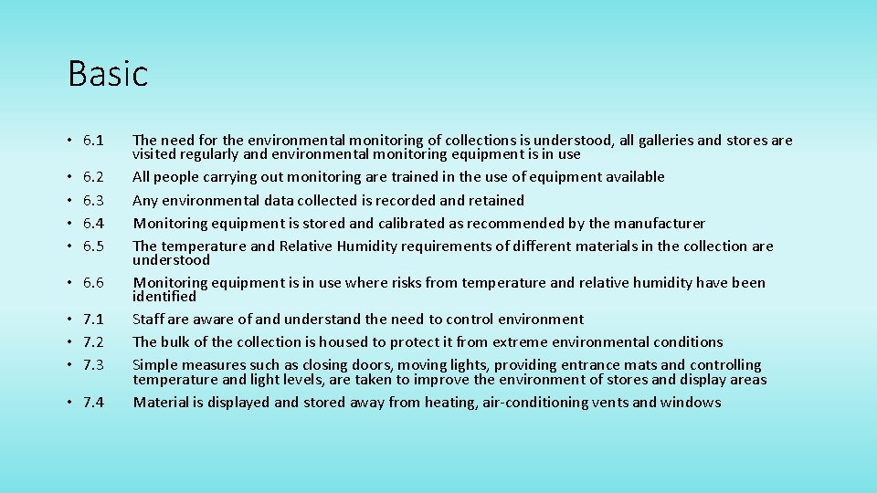 Basic • 6. 1 • • 6. 2 6. 3 6. 4 6. 5