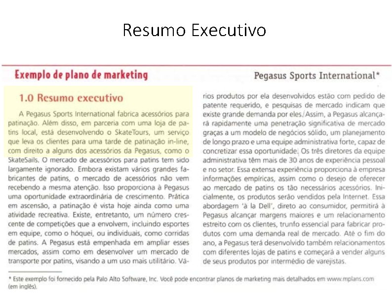 Resumo Executivo 