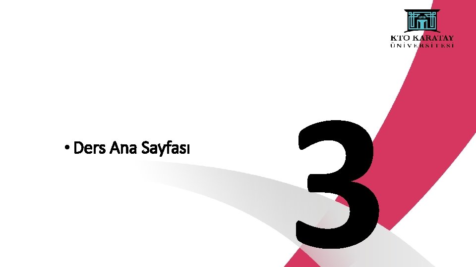  • Ders Ana Sayfası 3 