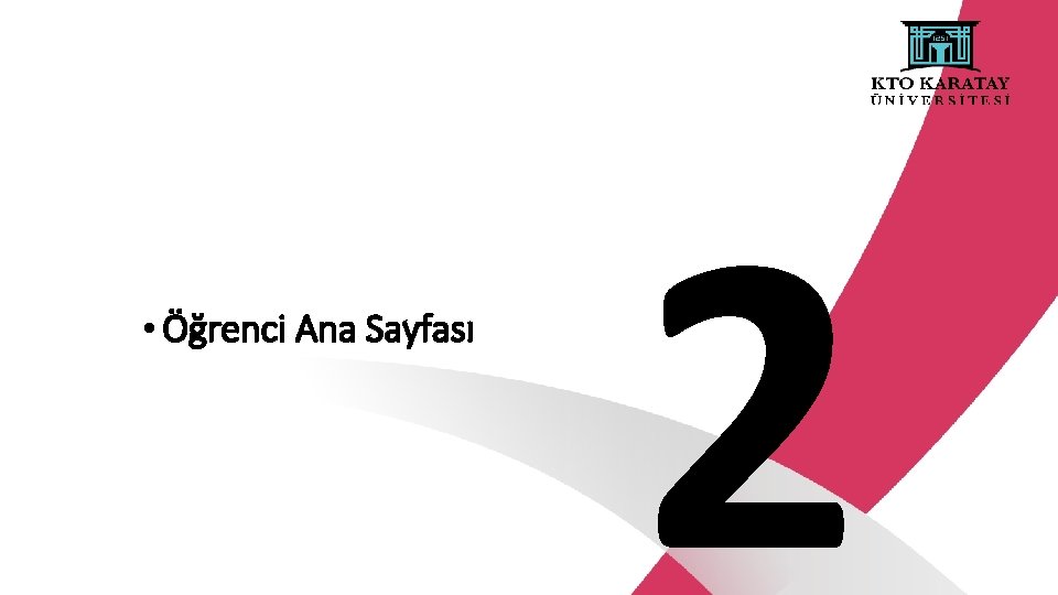  • Öğrenci Ana Sayfası 2 