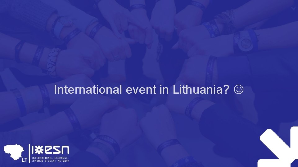 International event in Lithuania? 