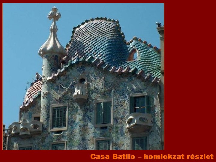 Casa Batllo – homlokzat részlet 