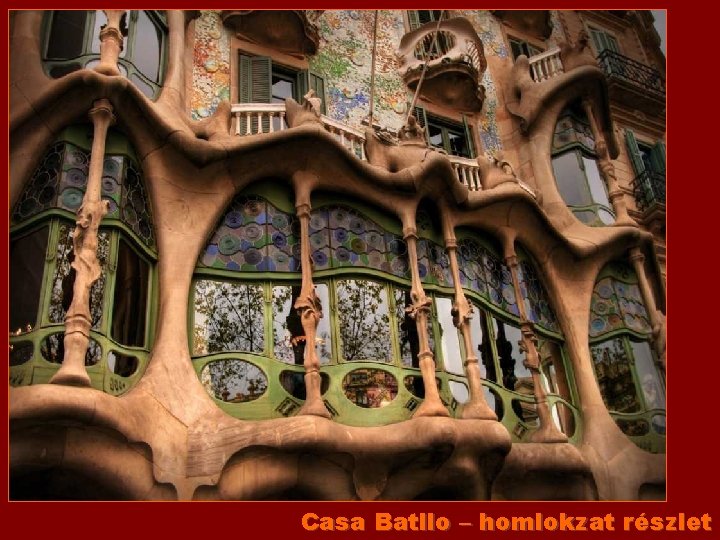 Casa Batllo – homlokzat részlet 