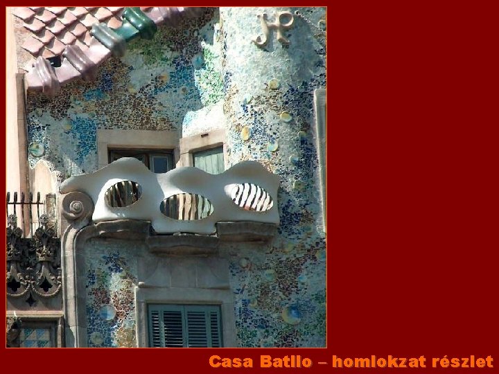 Casa Batllo – homlokzat részlet 