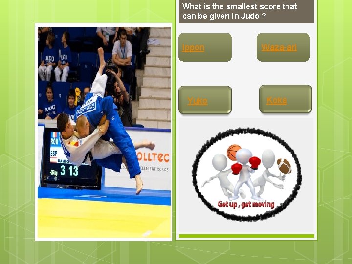 What is the smallest score that can be given in Judo ? Ippon Yuko