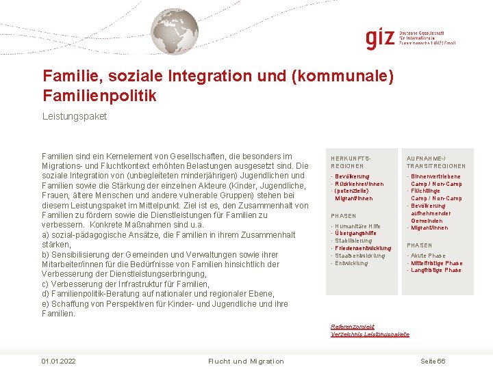 Familie, soziale Integration und (kommunale) Familienpolitik Leistungspaket Familien sind ein Kernelement von Gesellschaften, die Familie, soziale Integration und (kommunale) Familienpolitik Leistungspaket Familien sind ein Kernelement von Gesellschaften, die