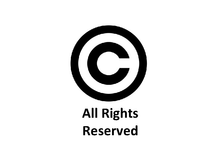 All Rights Reserved 