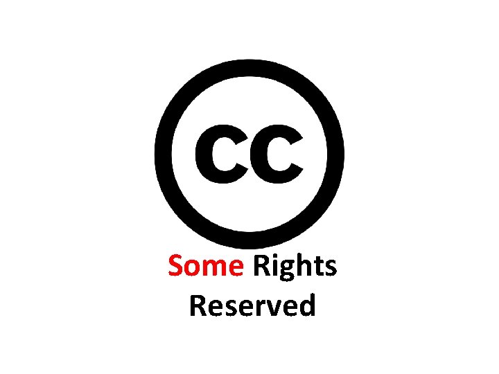 Some Rights Reserved 