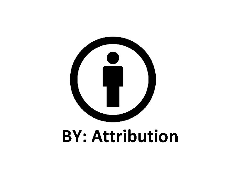 BY: Attribution 