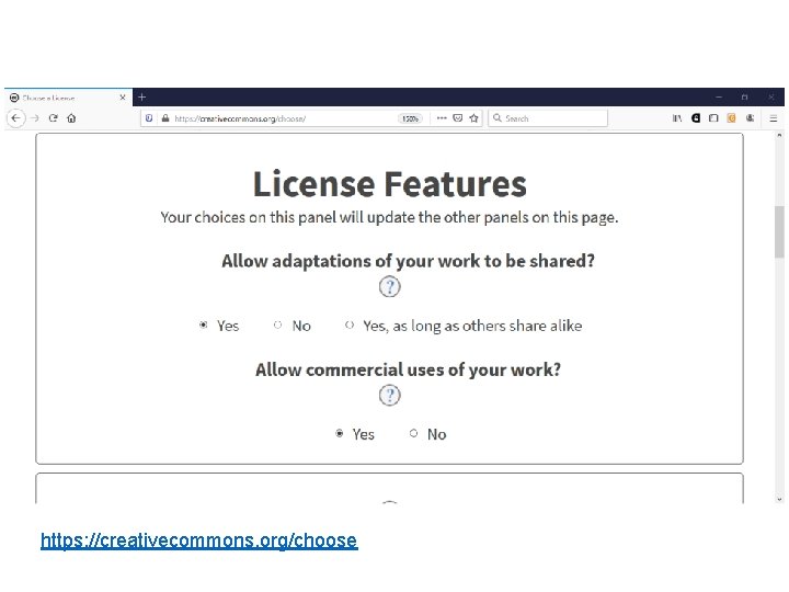 https: //creativecommons. org/choose 