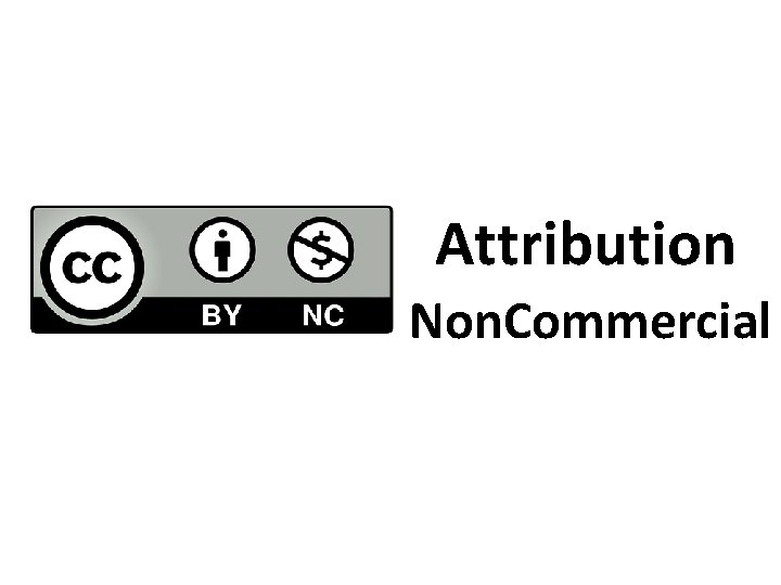 Attribution Non. Commercial 