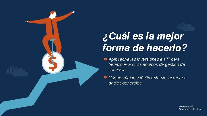 ¿Cuál es la mejor forma de hacerlo? Aproveche las inversiones en TI para beneficiar