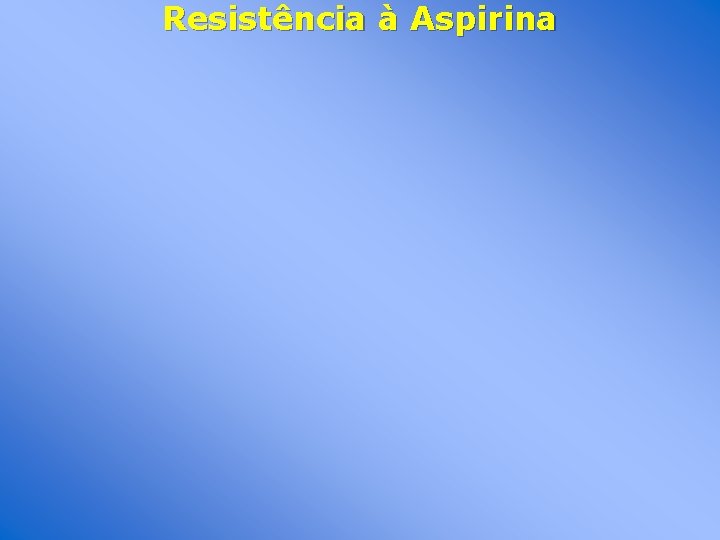 Resistência à Aspirina 