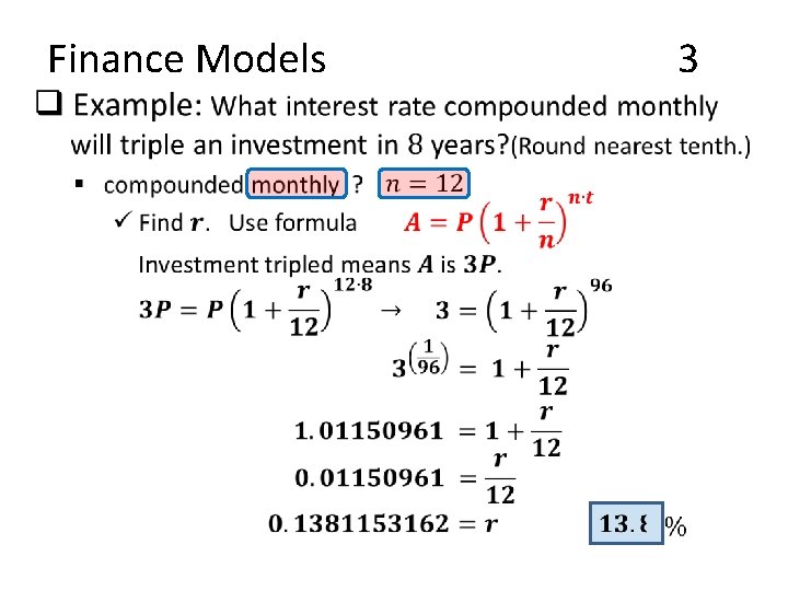  • Finance Models 3 