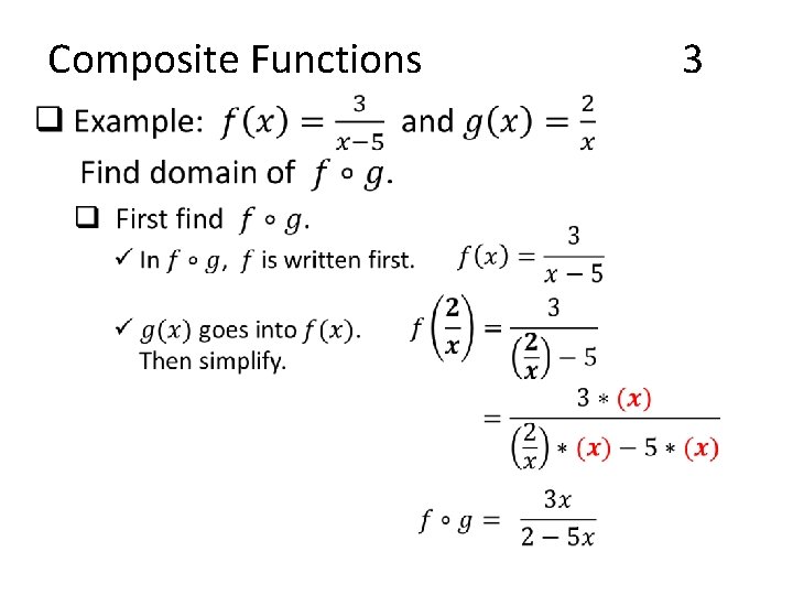 Composite Functions • 3 