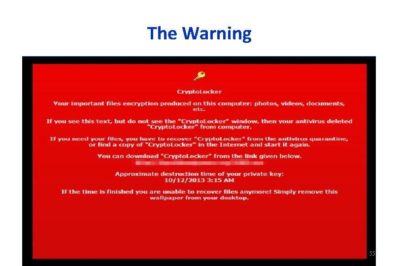 The Warning 55 