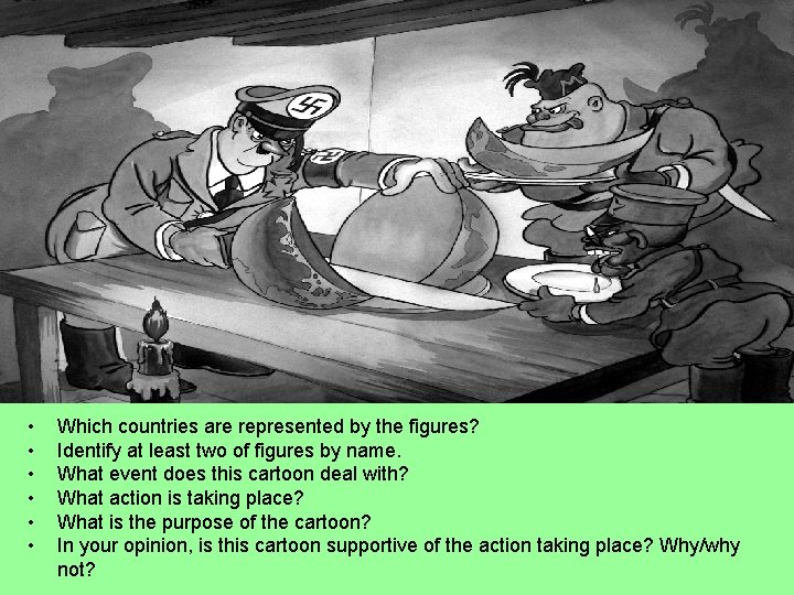  • • • Which countries are represented by the figures? Identify at least