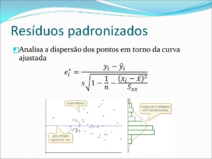 Resíduos padronizados � 